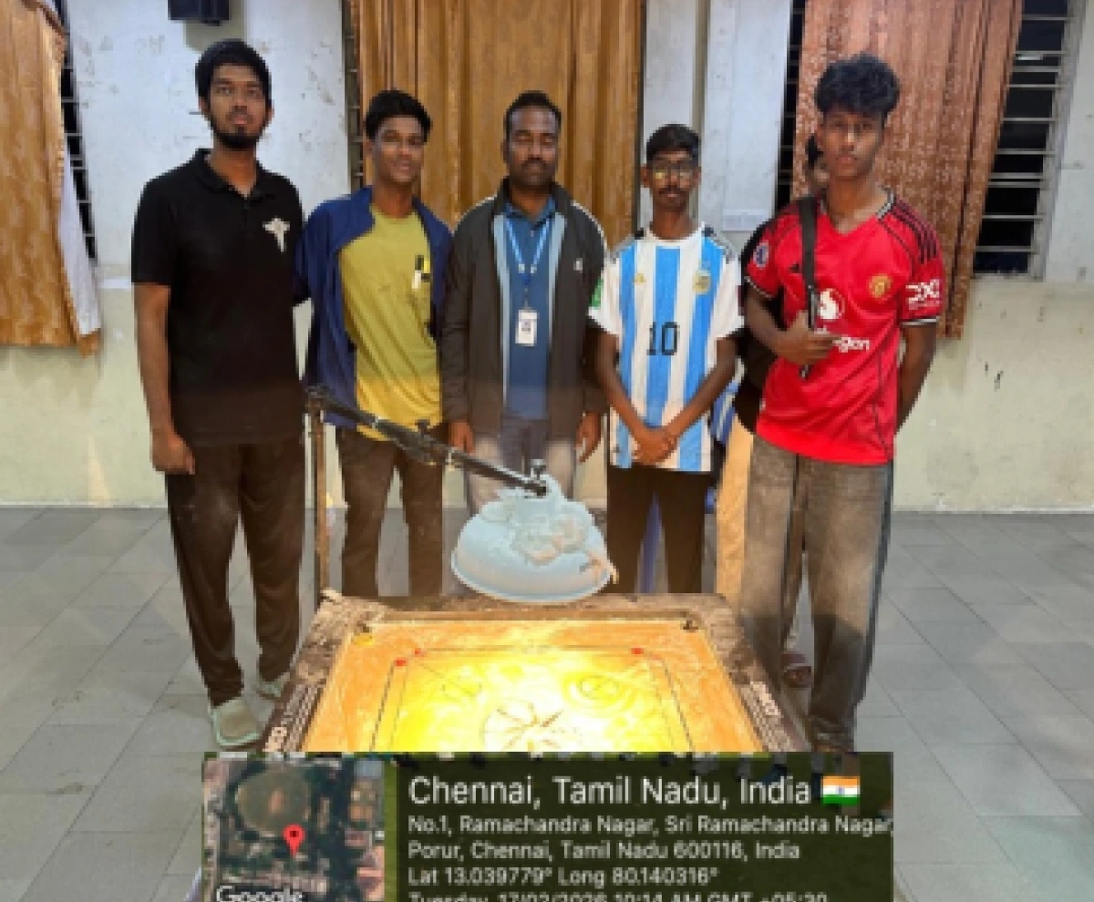 Glimpses of SRIHER 2K26 - State Level Sports Tournament